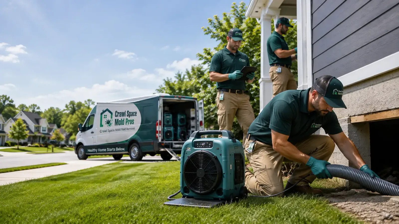 Crawl Space Mold Removal in Rockford, MN